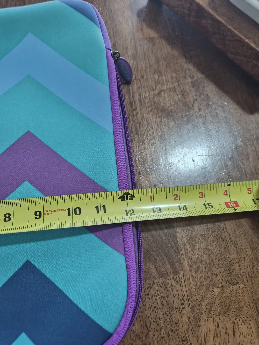 Tablet Sleeve Case in Teal & Purple - Slim Protective Neoprene Sleeve